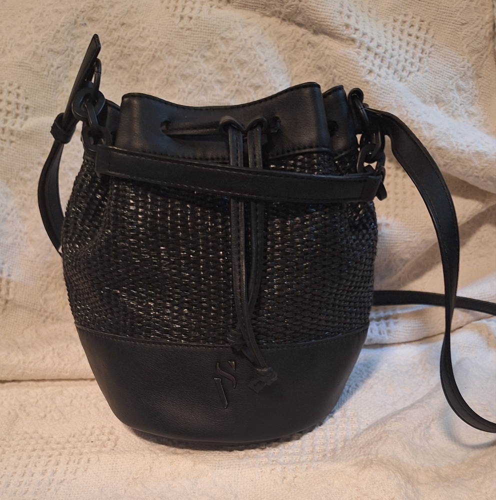 Simply Vera Vera Wang Black Textured Backpack